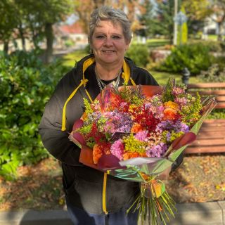 Dnešní donáška podzimu do vázy pro jednu z našich nejmilejších a nejoblíbenějších zákaznic ❤️ @mamkapillow ❤️